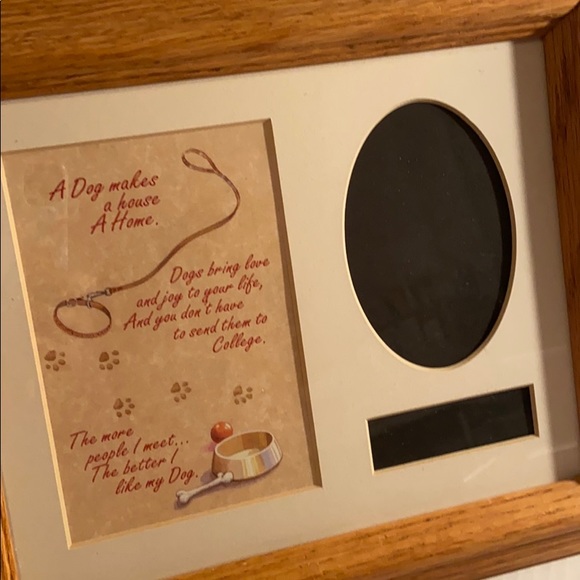 DOG Large Picture Frame Wooden - Picture 3 of 7